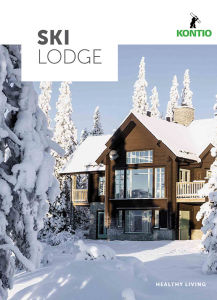 Brochure ski lodge Kontio